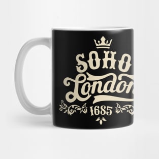 London Soho, London Soho Schriftzug, London Soho Style Mug